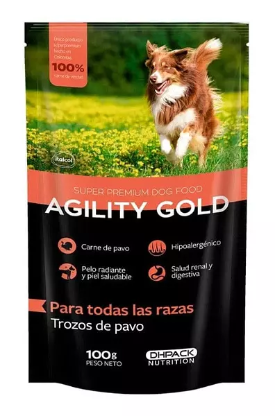 Agility Gold Trozos De Pavo