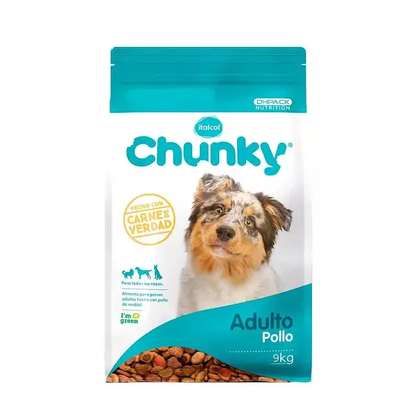 Chunky Adulto Pollo X 9kg