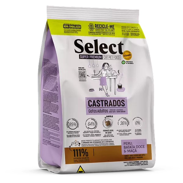 Monello Select Gatos Castrados X 2 Kg