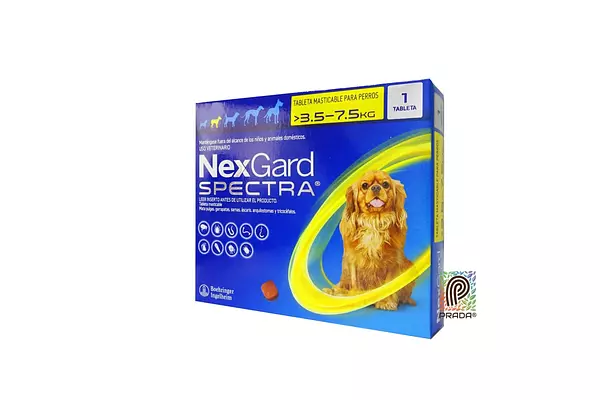 Nexgard Spectra S 3,5-7,5 Kg