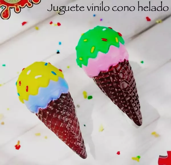 Juguete Vinilo Cono De Helado