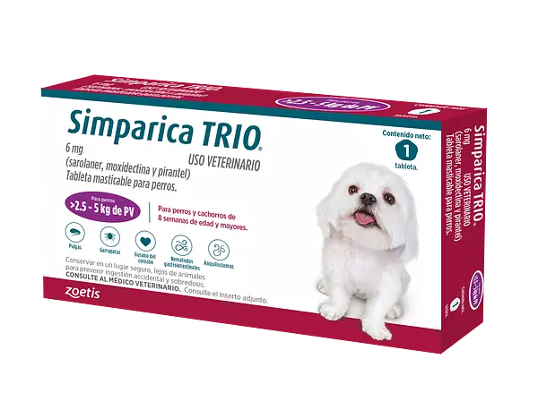 Simparica Trio 2,5 - 5 Kg