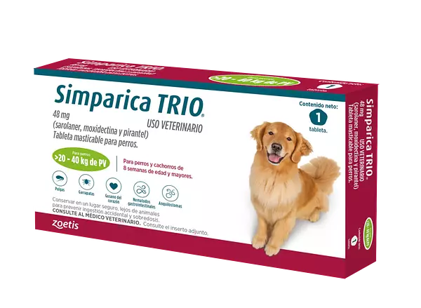 Simparica Trio 20 - 40 Kg